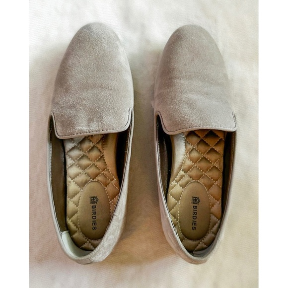 Birdies Shoes - Birdies * The Starling * Taupe Suede * Size 7